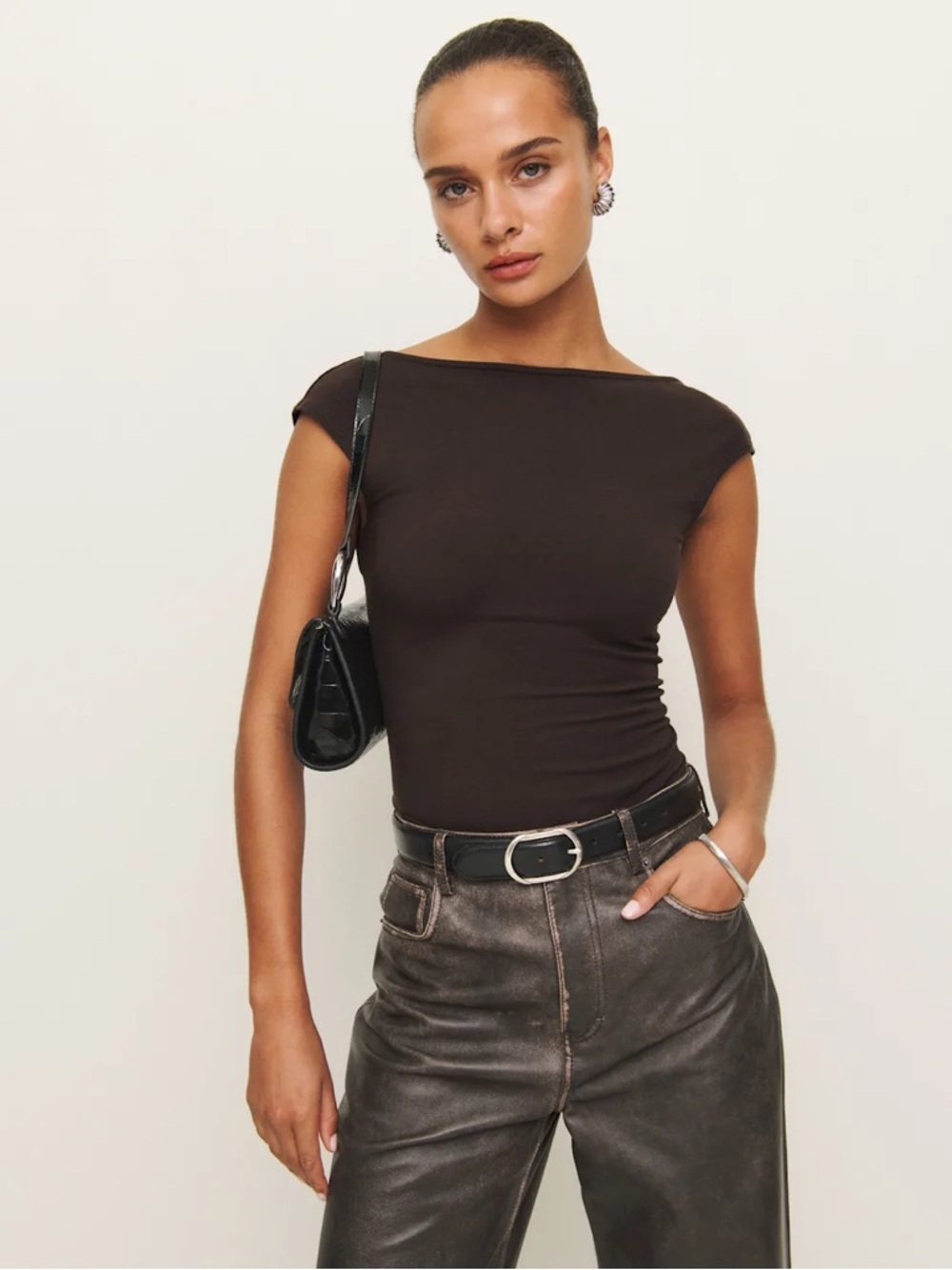 Reformation Darra Knit Top - S